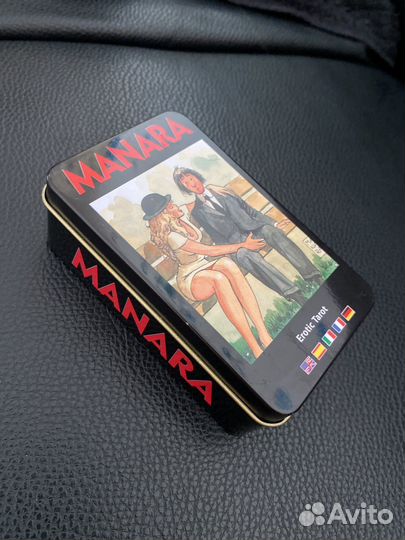 Manara карты таро новые в металлической корбке