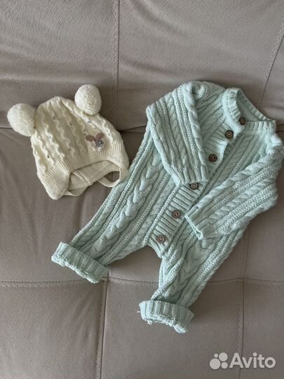 Пакет вещей на девочку H&M, Crockid, Fox&Bunny)