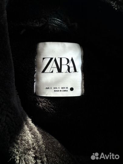 Дубленка женская zara демисезонная