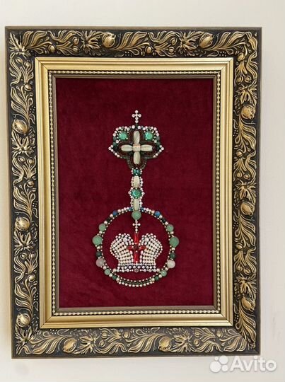 Картина из полудрагоценных камней «Держава»