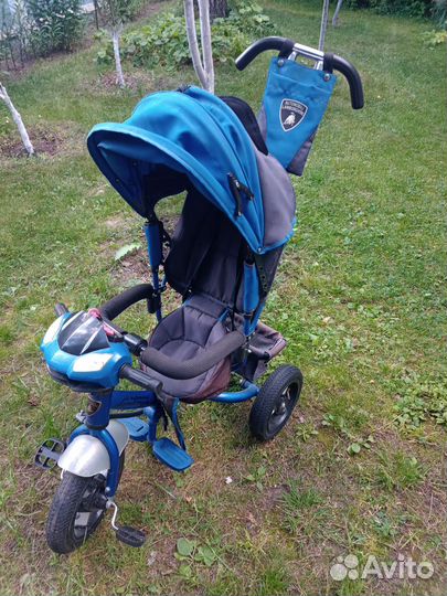 Велосипед 3х-колесный с ручкой