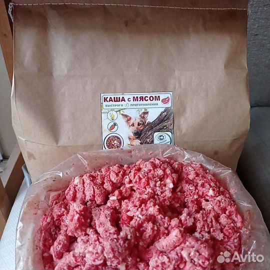 Каша для собак