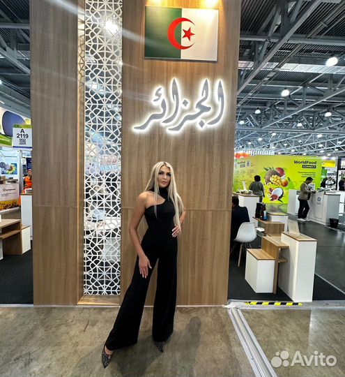 Стендистка,модель на выставку