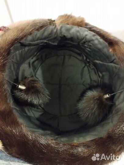 Шапка норковая женская