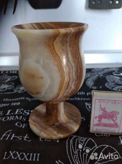 Стопки и бокалы из камня 