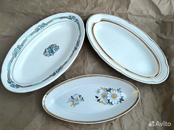 Селедочница СССР зик тарелка блюдо пролетарий