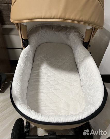 Коляска 2 в 1 экокожа