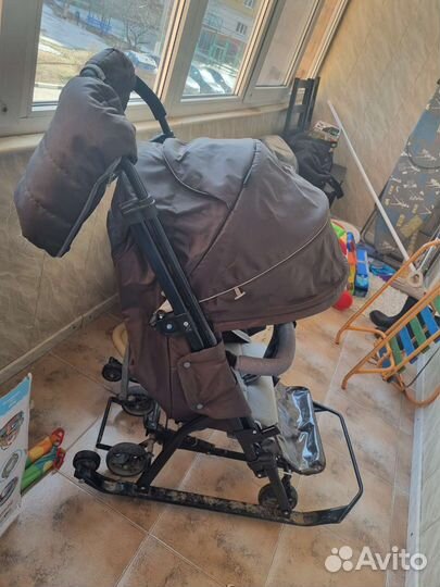 Коляска санки