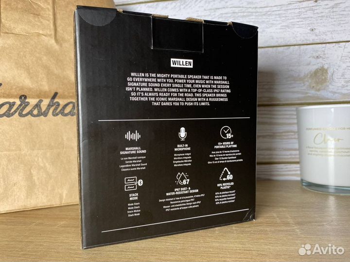 Колонка marshall Willen (1:1 original)