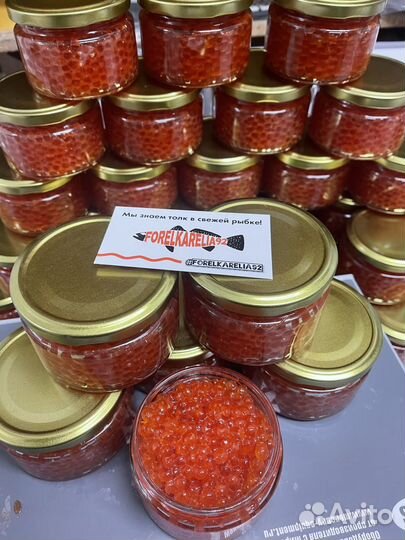 Икра кеты, горбуши, нерки