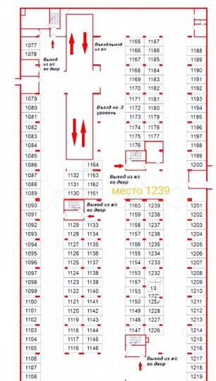 Машиноместо, 13 м²