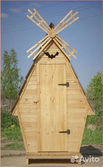 Дачный туалет с декором и установкой FXO