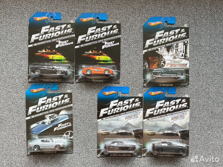 Hot Wheels Fast & Furios Форсаж