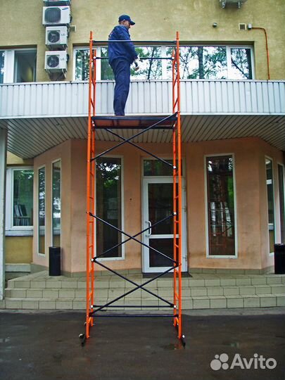 Аренда лесов для работы на лестнице, доставка