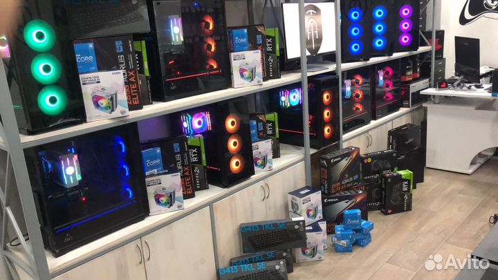 Игровой системный блок Ryzen 5 5500/SSD/RTX 4060