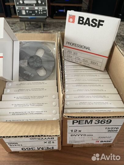 Катушки basf в коробках Basf PEM 369 270m/5in