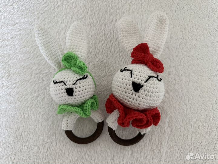 Вязаные погремушки