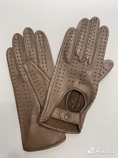 Перчатки кожаные женские