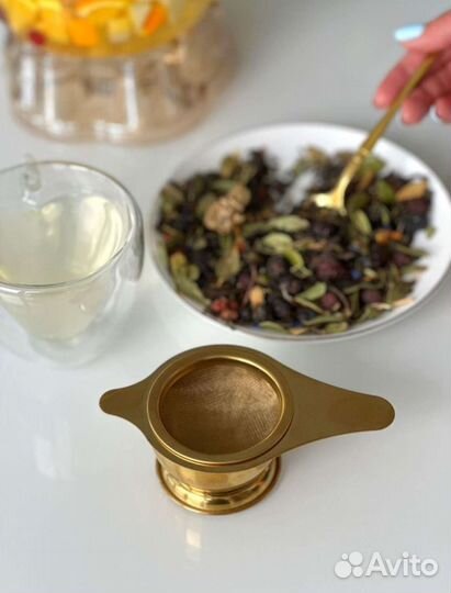 Сито со стаканом для чая