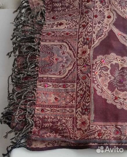 Новый шарф шерсть Woolmark