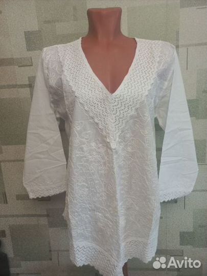 Блузка Индия Мягкий Хлопок 100 46-48р