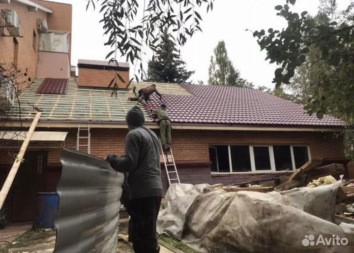 Замена кровли, ремонт кровли, кровля под ключ