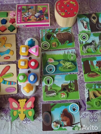 Развивающие игрушки пакетом