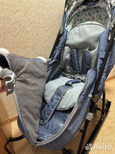 Санки коляска Nika «наши детки» 6