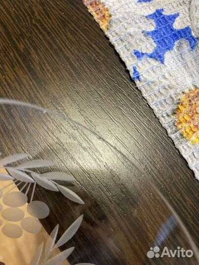 Набор стаканов СССР хрусталь, 6шт. 14см