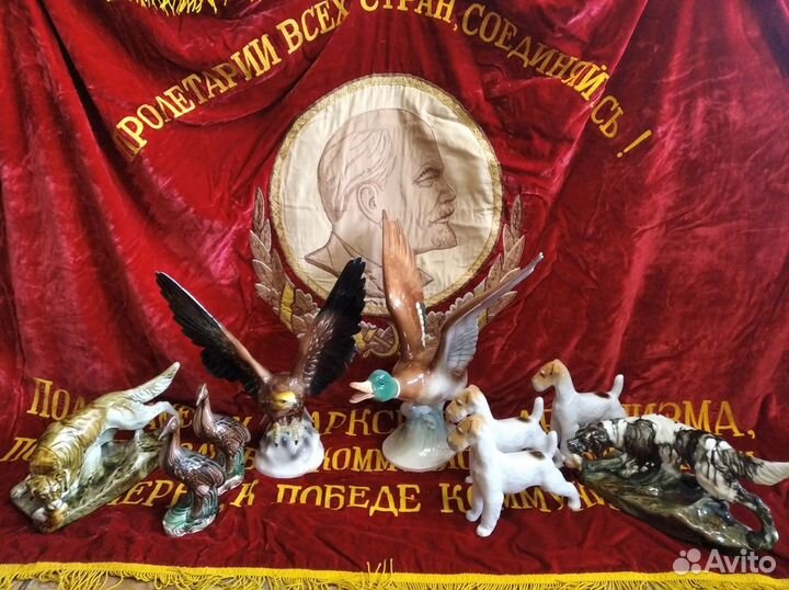 Статуэтки фарфор, бисквит и др