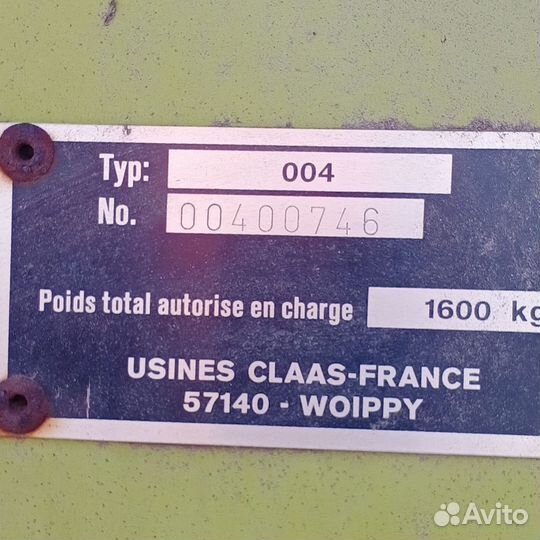 Пресс-подборщик Claas Rollant 44, 2004