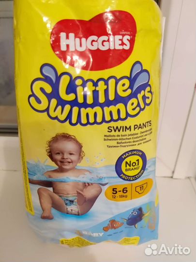 Подгузники-трусики для плавания Huggies Little Swi