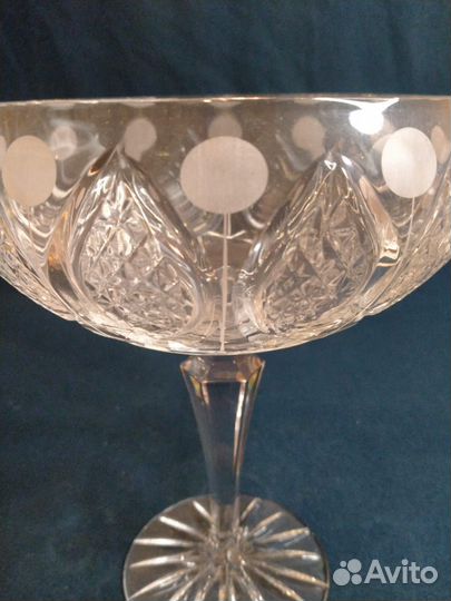 Фруктовница/конфетница хрусталь СССР