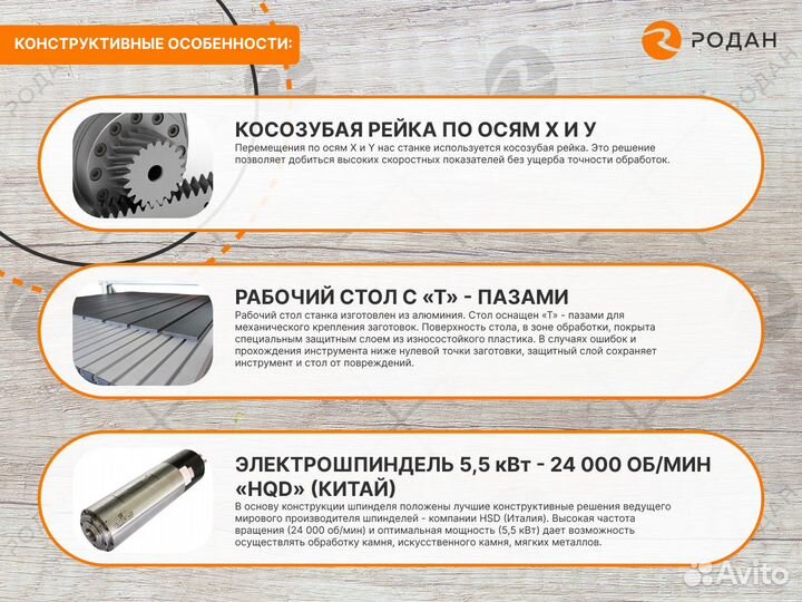 Фрезерно-гравировальный станок с чпу StoneTec 1212