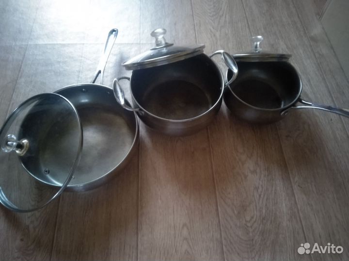 Кастрюля из нержавейки бу