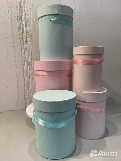 Растения, коробки для цветов, шляпные коробки