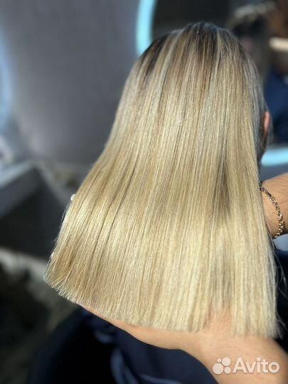 Кератиновое выпрямление