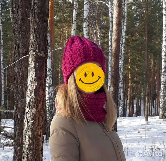 Шапка и снуд труба