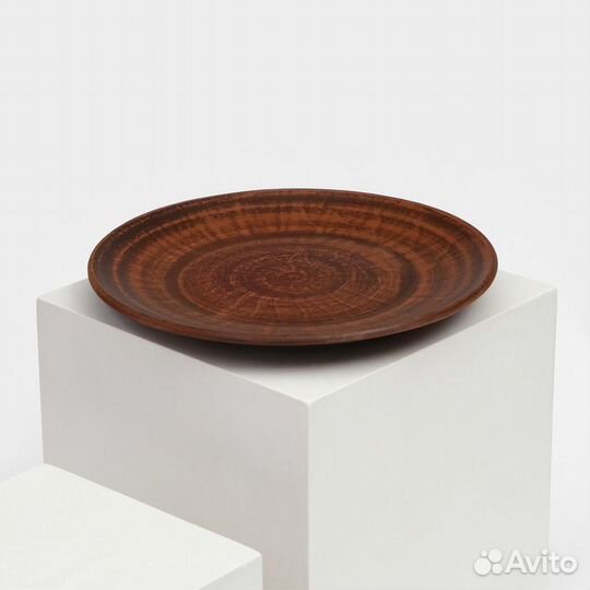 2 шт. Тарелка 'Пицца', гладкая, d21 см, красная гл