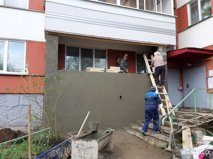 Строительство, обшивка и остекление балконов