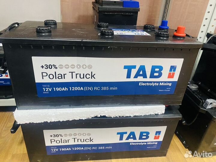 Аккумулятор 190 Ач Tab Polar Truck на Ман Даф
