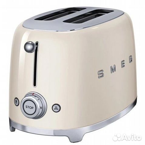 Тостер Smeg TSF01creu, кремовый