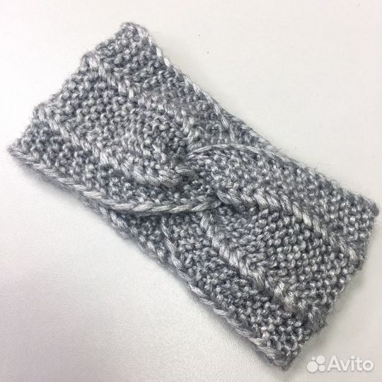 Повязка вязаная для головы
