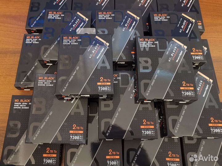 2TB WD Black SN850X SSD M2 NVMe, 7300MB/s