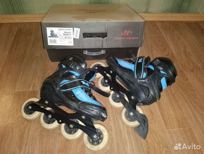 Ролики раздвижные, размер 39-42