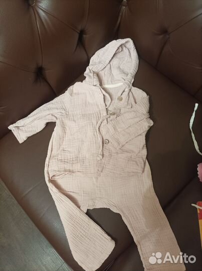 Пакет для девочки 80-86 (муслин, шитье)