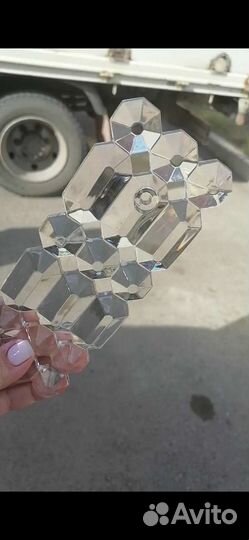 Люстра хрустальная СССР подвес