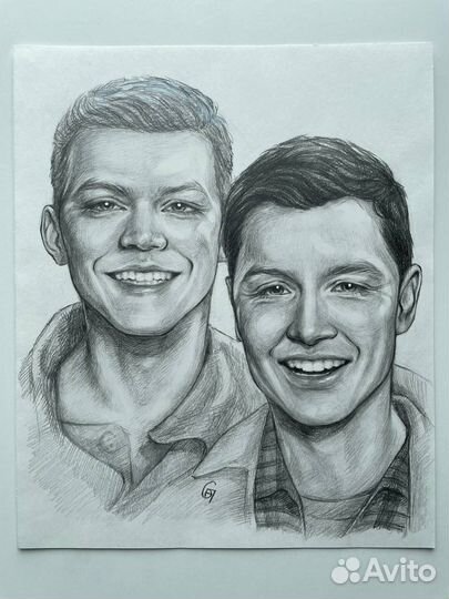 Перерисовка портрета с Вашей фотографии