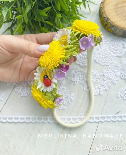 Повязка на голову для девочки