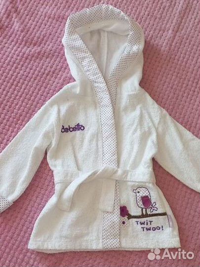 Детский махровый халат